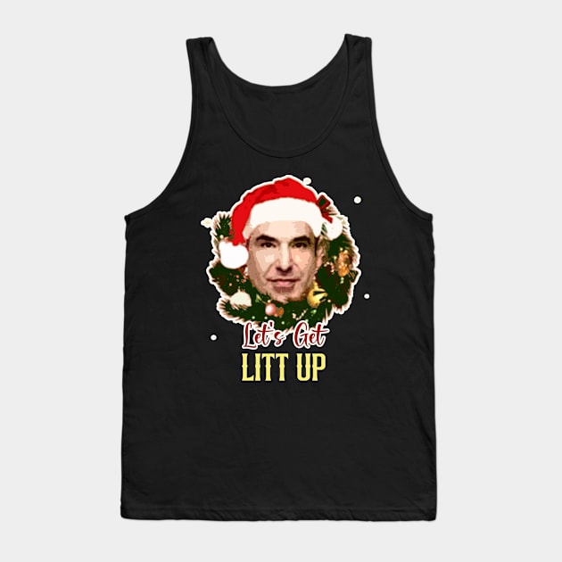 Let's Get Litt Up Funny Tank Top by McKenna Guitar Sales